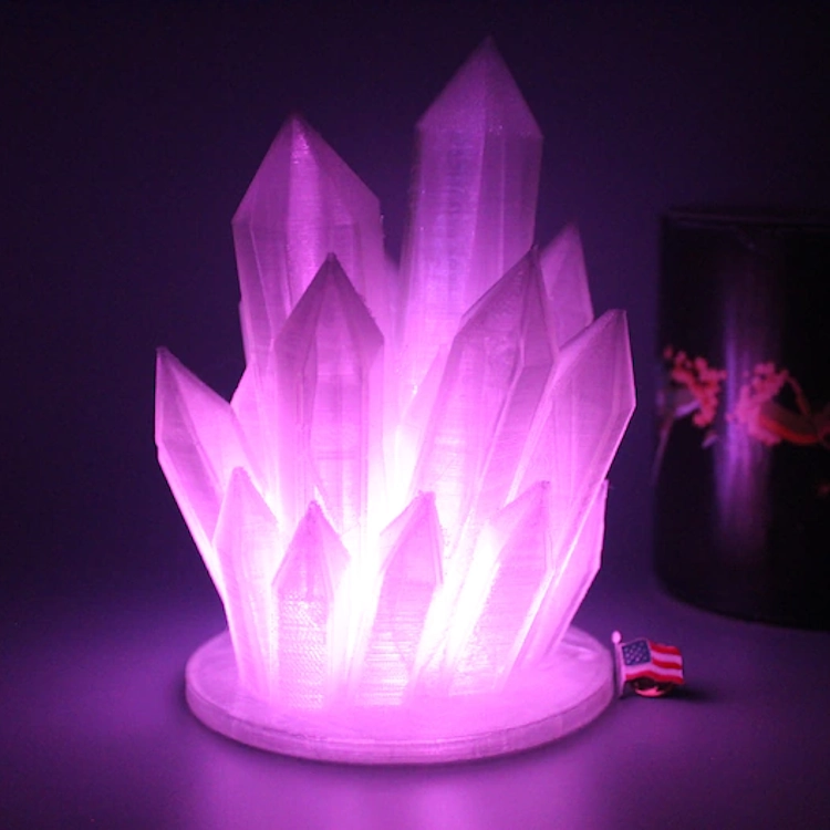 3D Printed Crystal Lamp (Battery)